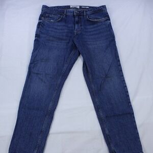 Pull & Bear Men's Jeans - Medium Blue - Tapered - Size 32